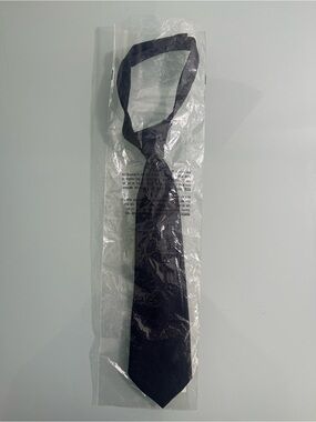 French Toast School Uniform Boys Black Neck Tie Sz 4-7 Adjustable Pre-Tied